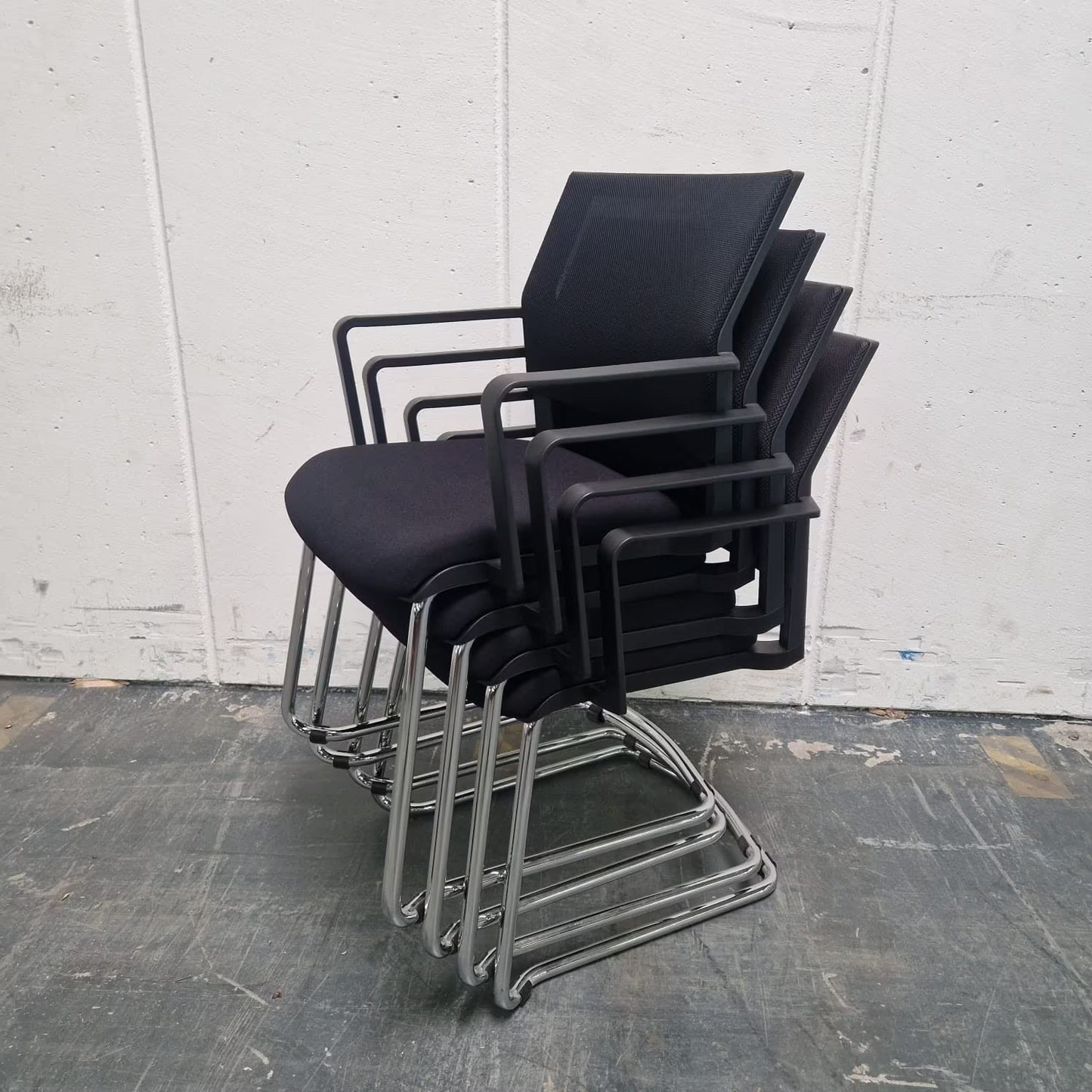 Profi-Konferenzstuhl / Freischwinger – Vitra "Viasit"