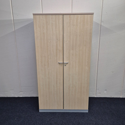 Aktenschrank / OKA / ahorn / 100 cm / 5 Ordnerhöhen + Garderobe