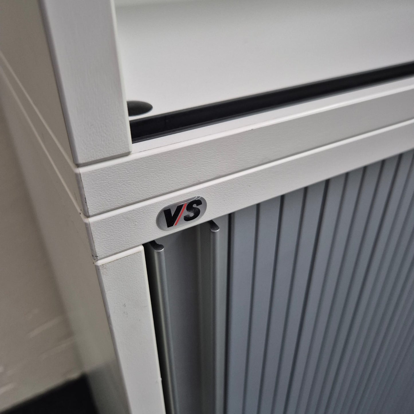 Aufsatz-Sideboard / VS Büromöbel / weiß / 120 cm / 4 Ordnerhöhen