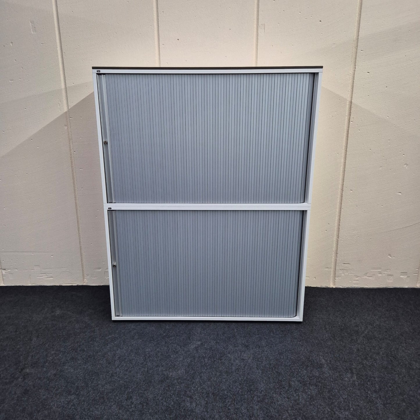 Aufsatz-Sideboard / VS Büromöbel / weiß / 120 cm / 4 Ordnerhöhen