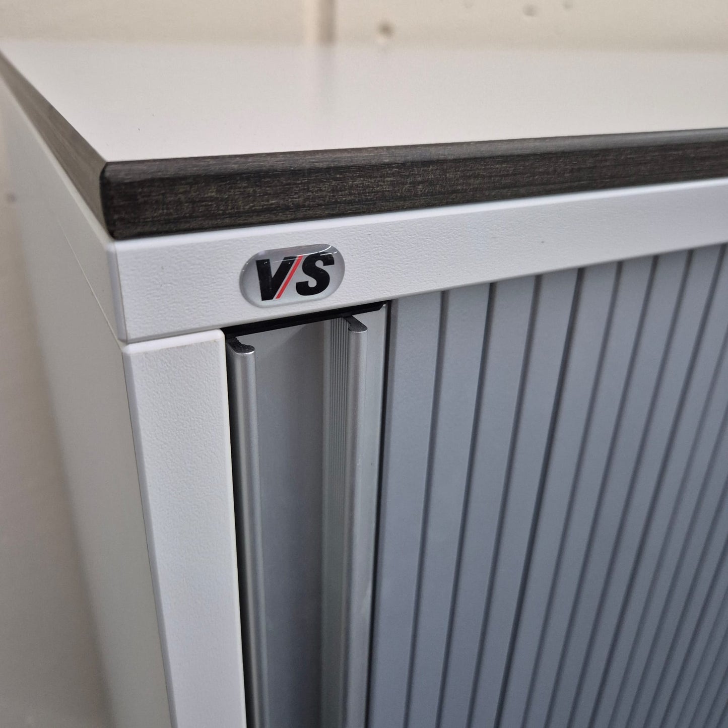 Aufsatz-Sideboard / VS Büromöbel / weiß / 120 cm / 4 Ordnerhöhen