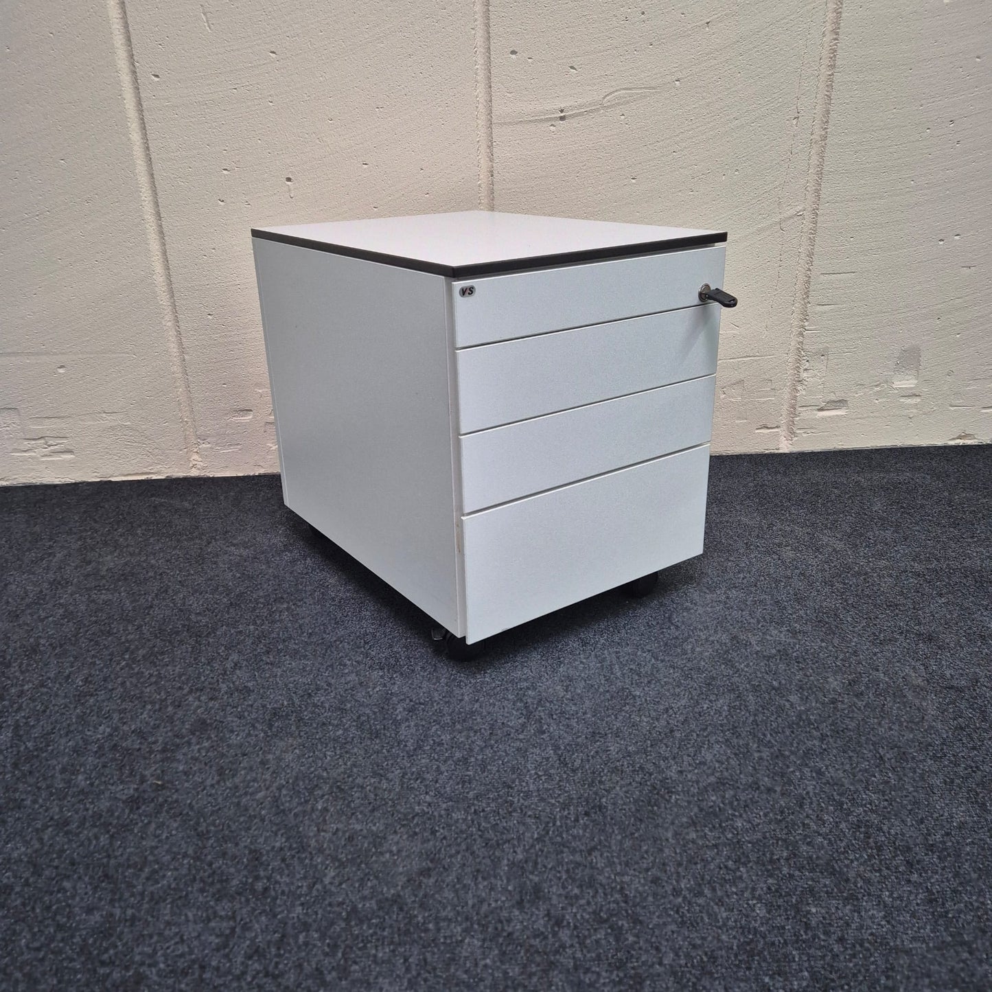 Rollcontainer / VS Büromöbel / weiß / 60 cm / Schubladen