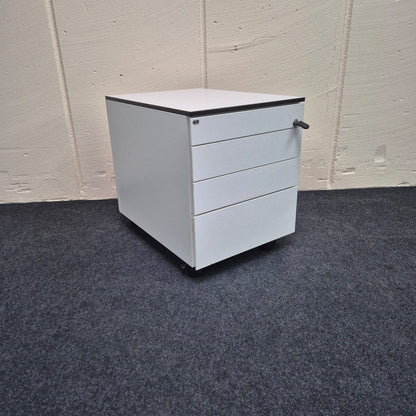 Rollcontainer / VS Büromöbel / weiß / 60 cm / Schubladen