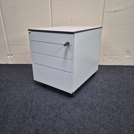 Rollcontainer / VS Büromöbel / weiß / 60 cm / Schubladen