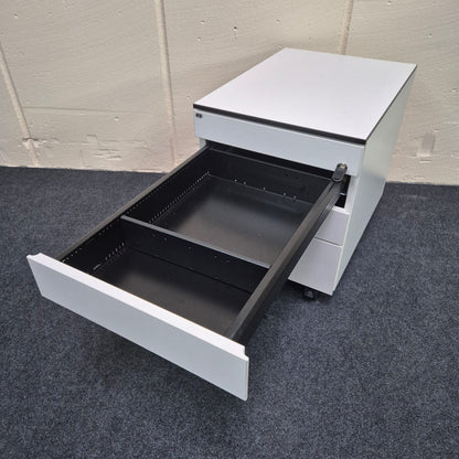 Rollcontainer / VS Büromöbel / weiß / 60 cm / Schubladen