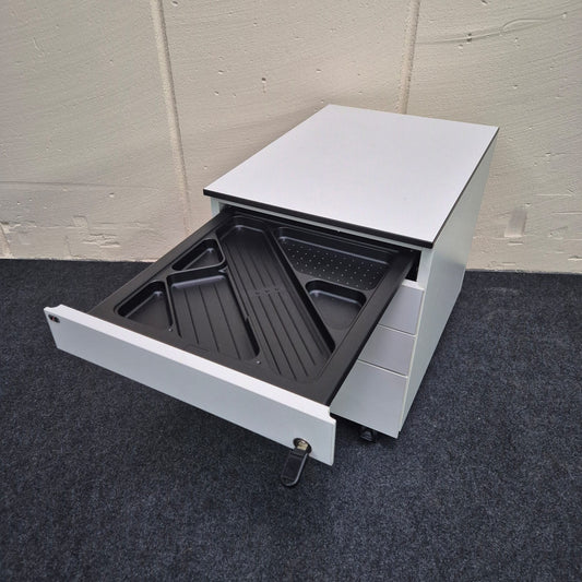 Rollcontainer / VS Büromöbel / weiß / 60 cm / Schubladen