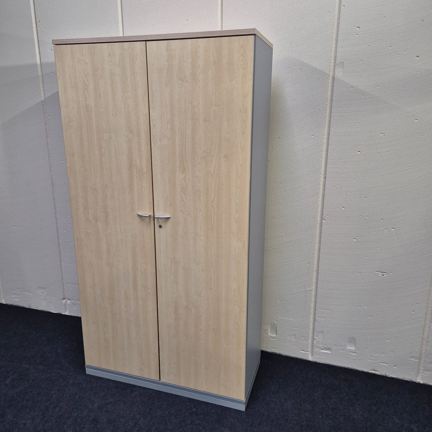 Aktenschrank / OKA / ahorn / 100 cm / 5 Ordnerhöhen + Garderobe