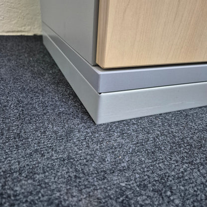 Aktenschrank / OKA / ahorn / 100 cm / 5 Ordnerhöhen + Garderobe