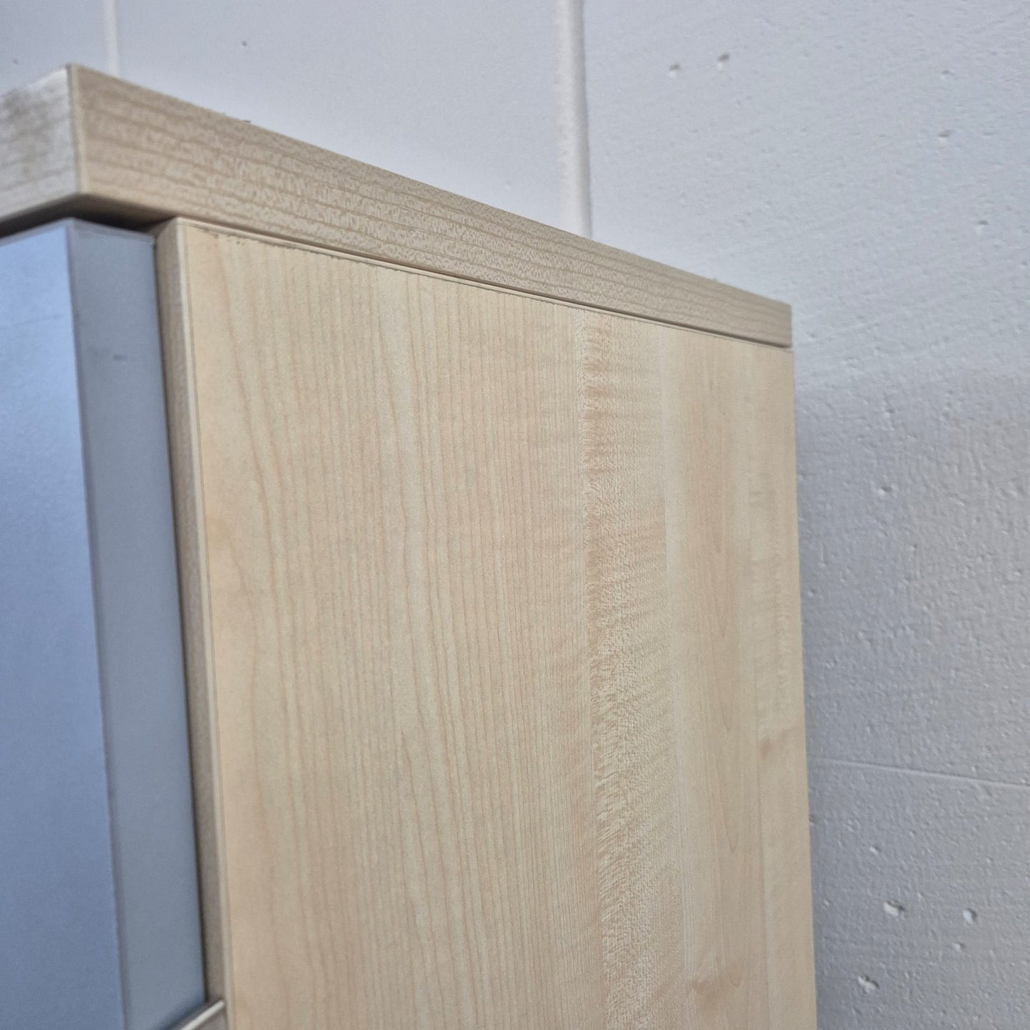 Aktenschrank / OKA / ahorn silber / 100 cm / 5 Ordnerhöhen