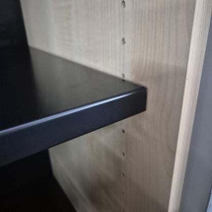 Aktenschrank / OKA / ahorn silber / 100 cm / 5 Ordnerhöhen