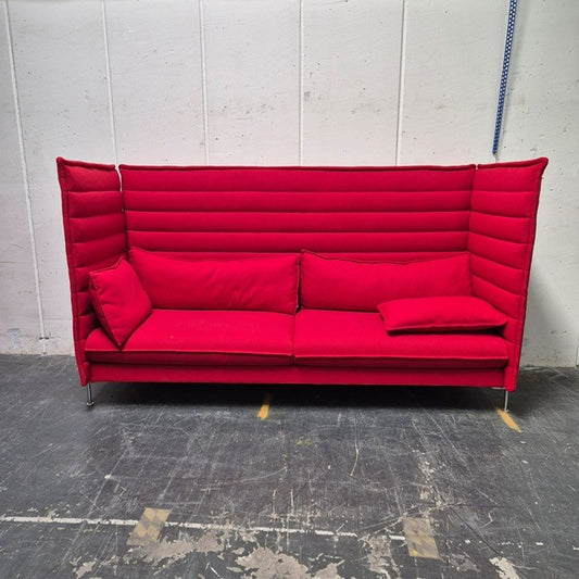 Alkoven Vitra rot 3 Sitzer
