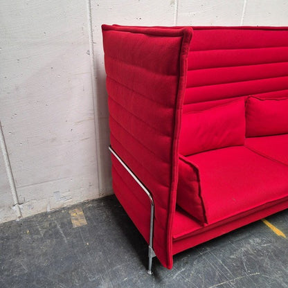 Alkoven Vitra rot 3 Sitzer